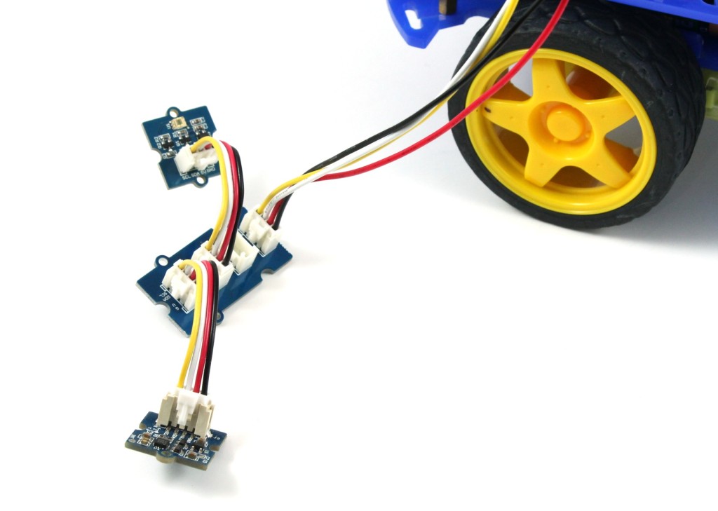 You can attach a range of sensors (such as a digital light sensor and a compass) using I2C